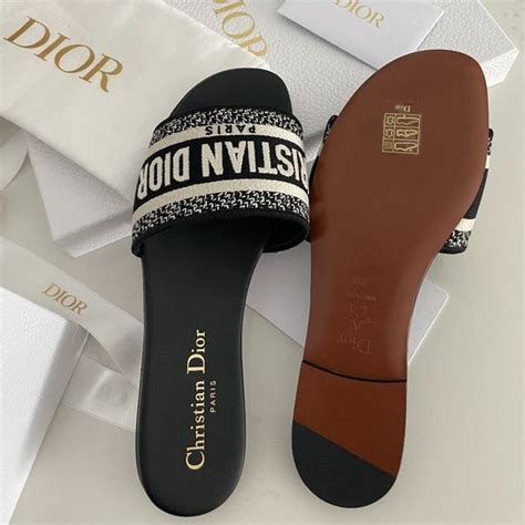 dior black dway slides|dior dway mule.